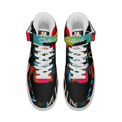 Bitcoin Graffiti High Top Sneakers