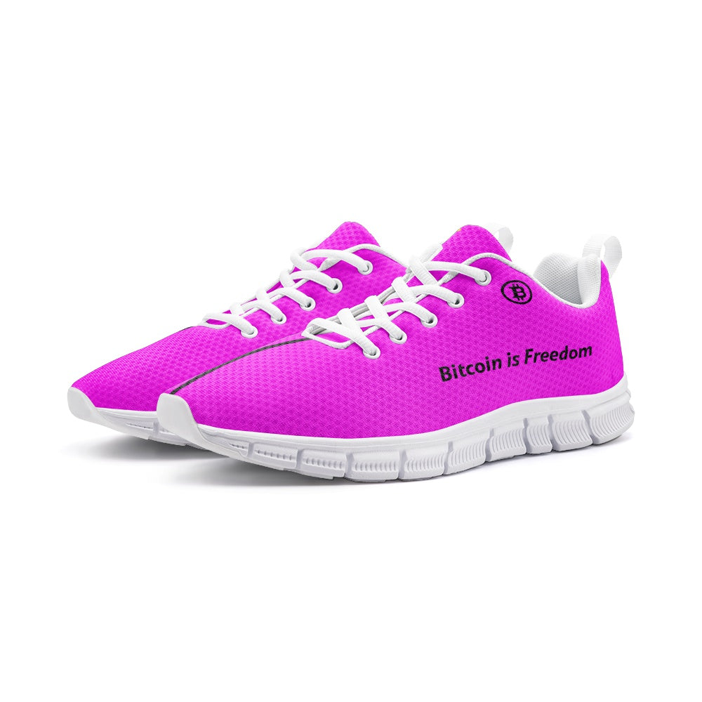 Bitcoin is Freedom Pink Sneakers