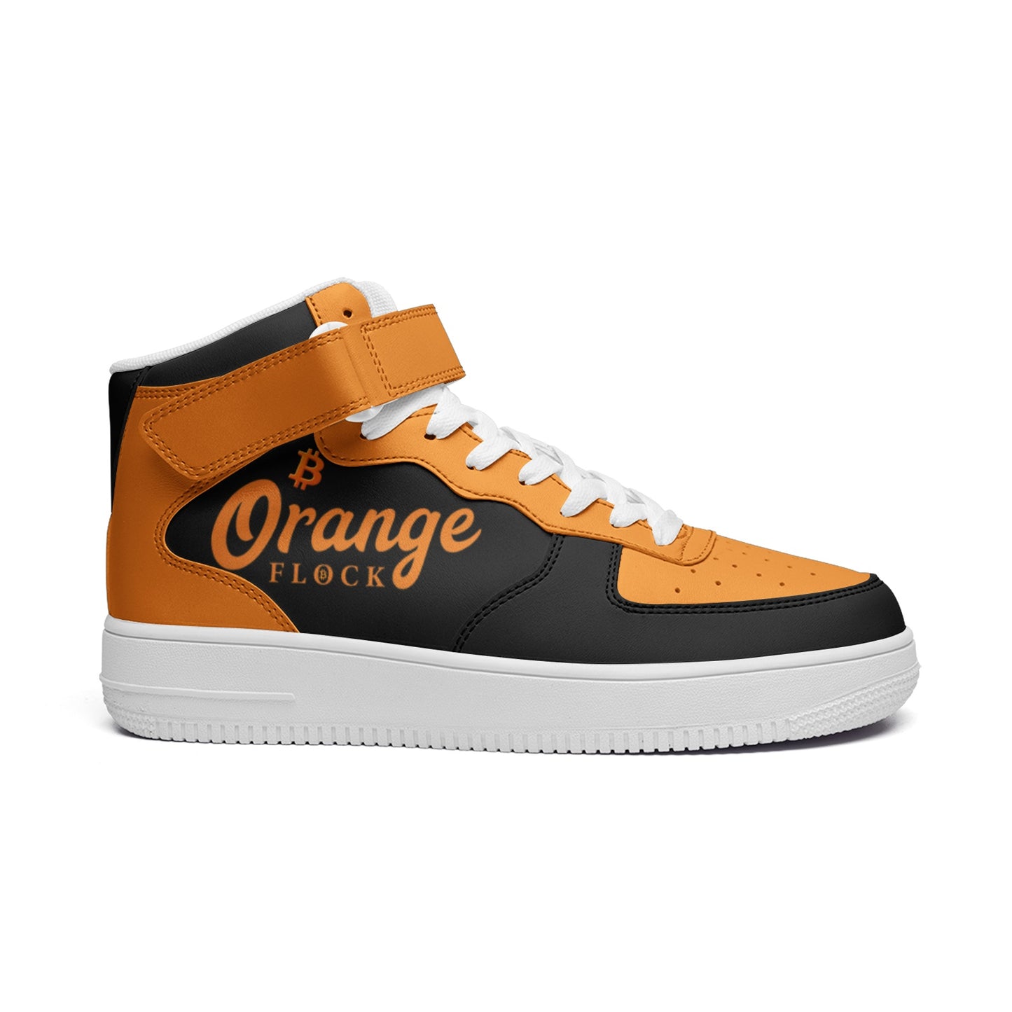 Orange Flock Black/Orange Edition High Top Sneakers