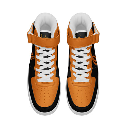 Orange Flock Black/Orange Edition High Top Sneakers