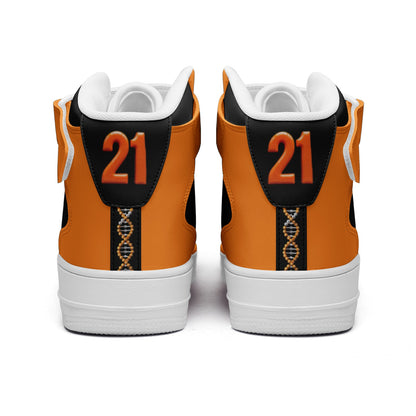 Orange Flock Black/Orange Edition High Top Sneakers