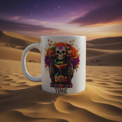 Bitcoin Sands of Time White 11oz Ceramic Mug