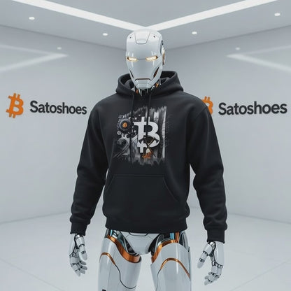 Bitcoin Black & White Hoodie