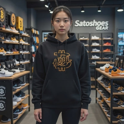 HODL B DTF Print Unisex Pullover Hoodie
