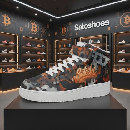 Satoshi Graffiti Nights High Top Sneakers