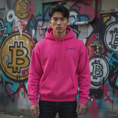 Bitcoin Equation Embroidered Unisex Pullover Hoodie