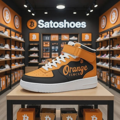 Orange Flock Black/Orange Edition High Top Sneakers