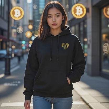 Heart to B Embroidered Unisex Pullover Hoodie
