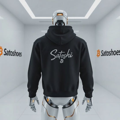 Bitcoin Black & White Hoodie