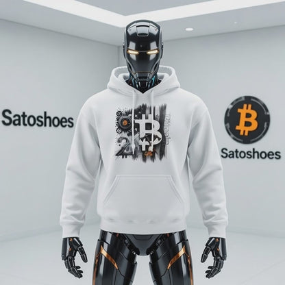 Bitcoin Black & White Hoodie